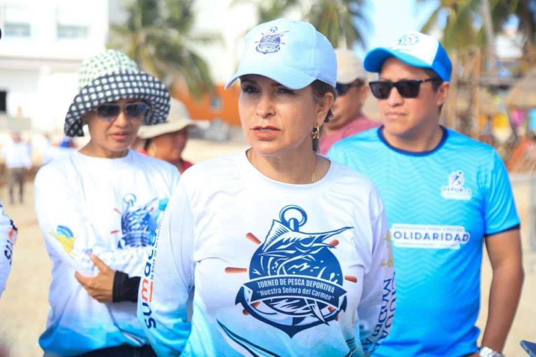 Lili Campos lidera el emblemático torneo de pesca para preservar la herencia cultural