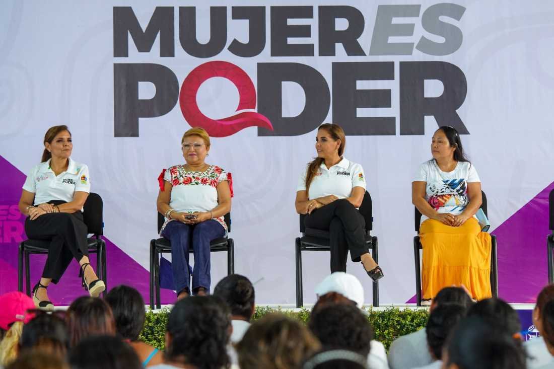 Mara Lezama fortalece a mujeres del sur de Quintana Roo con el programa 'Mujer es Poder'