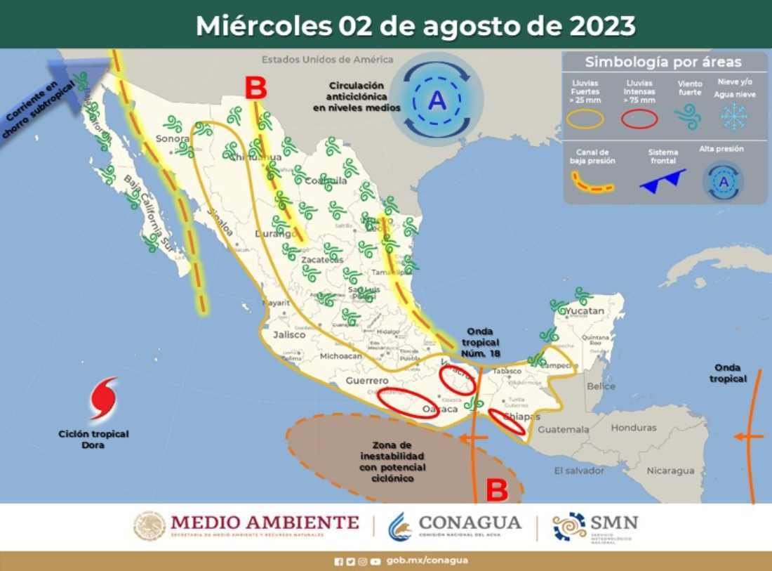 Clima en Quintana Roo: Posibilidad de Chubascos y Altas Temperaturas